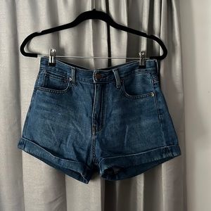 high rise/ mom shorts